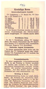 1952-53 Eine Saison mit Aufstieg in die Landesliga24